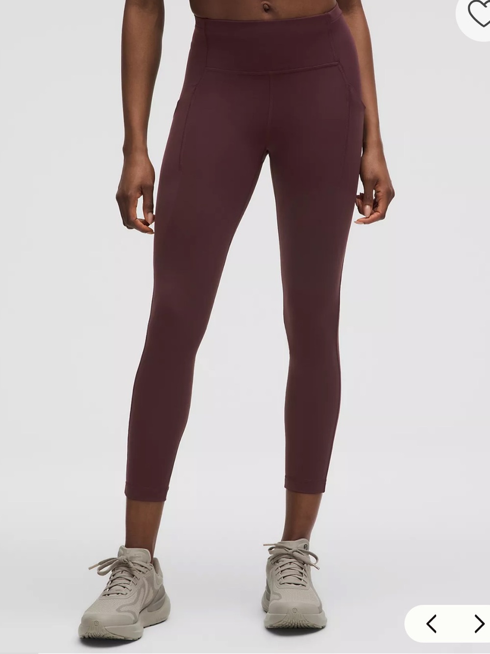 Lululemon swift speed high rise leggings in plum